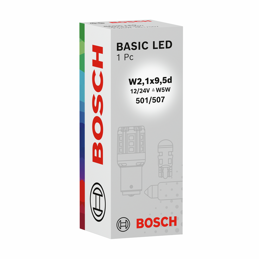 Автолампа світлодіодна BOSCH 1Вт 6000K