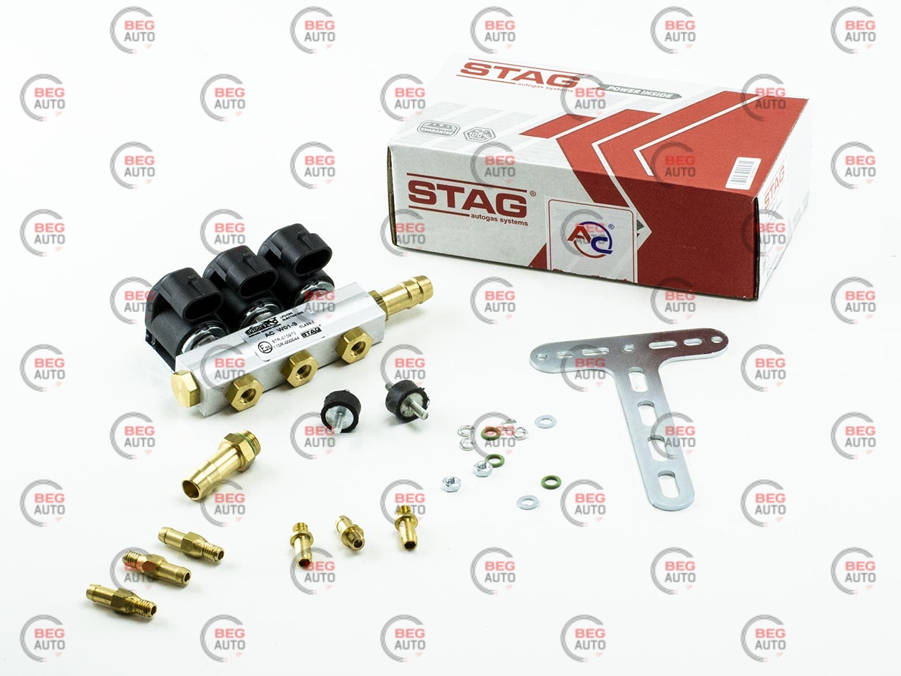 форсунки STAG W01 3 циліндри, з жиклерами D 1.5 мм