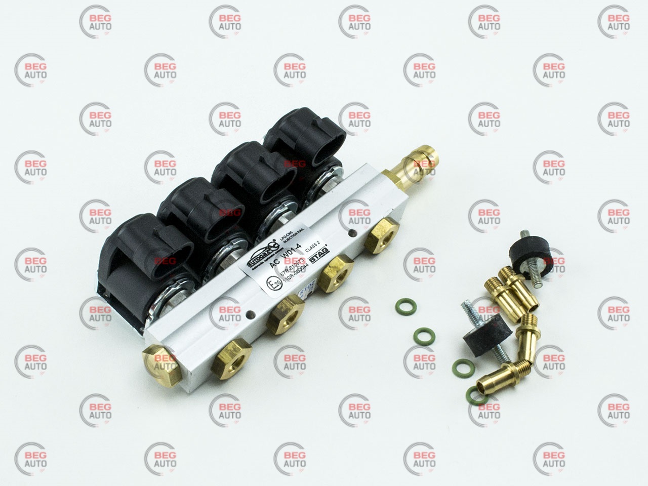 форсунки STAG W01 4 циліндри, з жиклерами D 1.5 мм