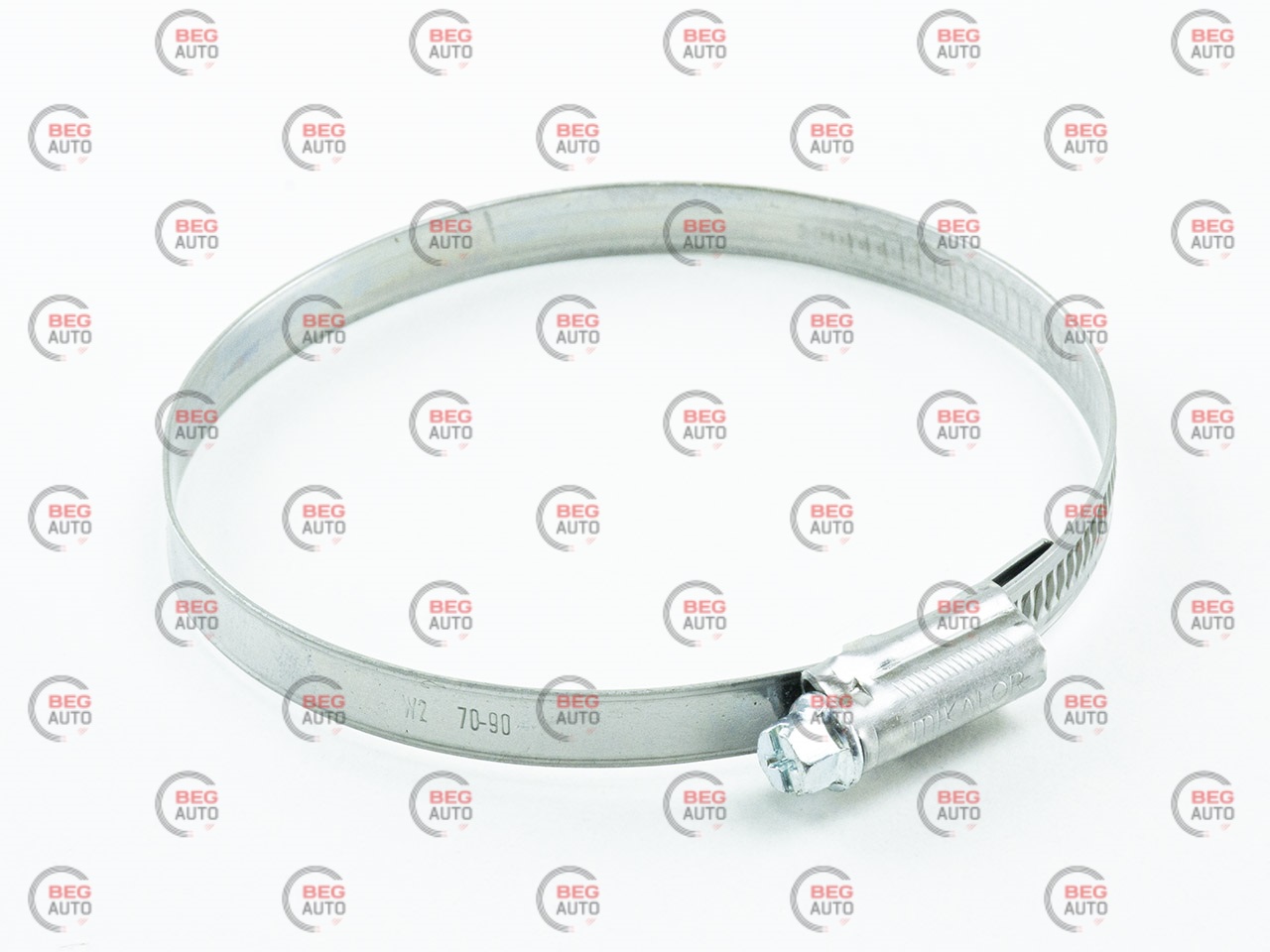хомут нержавіючий 9мм Mikalor W2 70-90мм (ASFA-L)