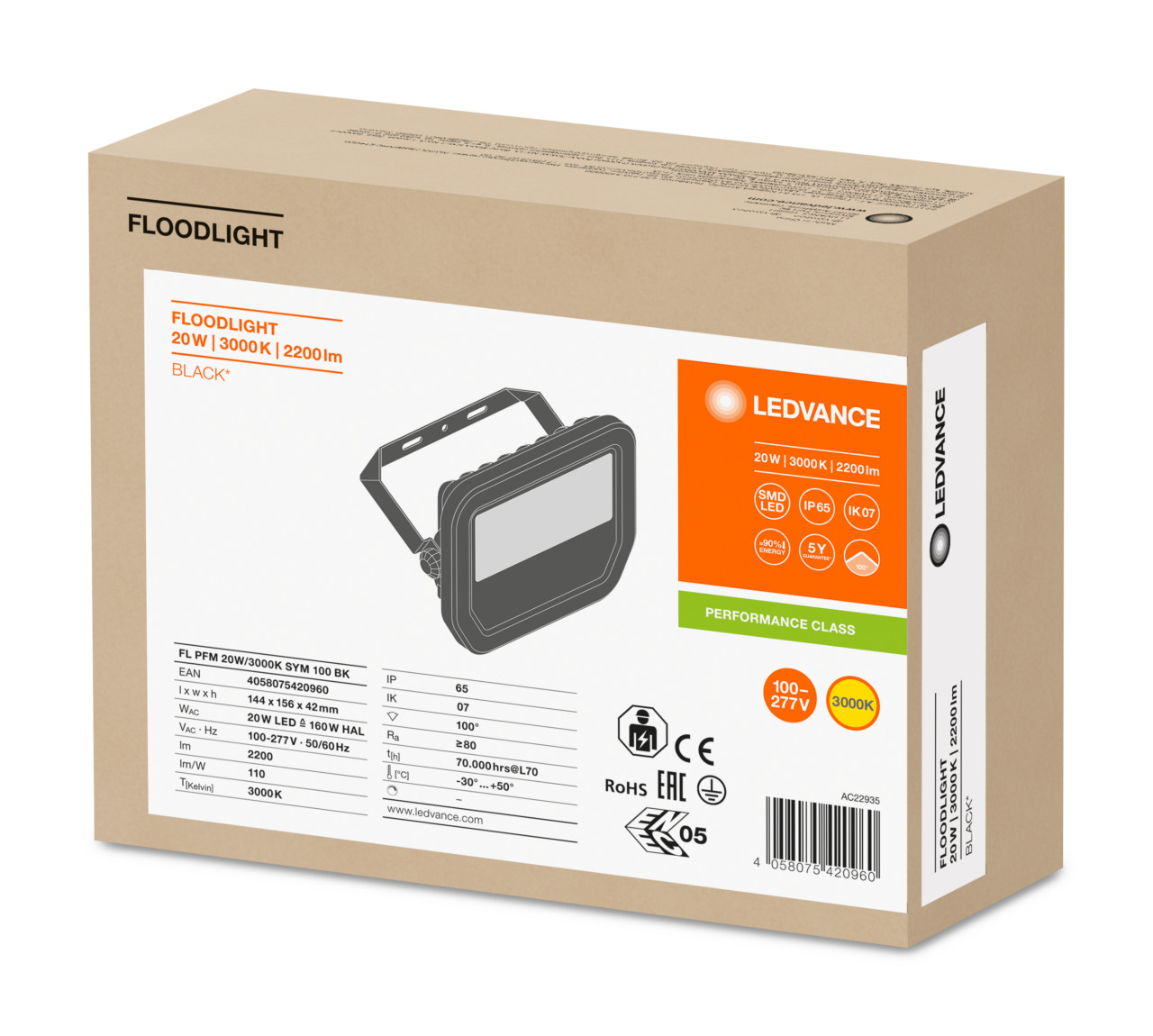 Подовжувач OSRAM 3м 0G 3мм² розетки