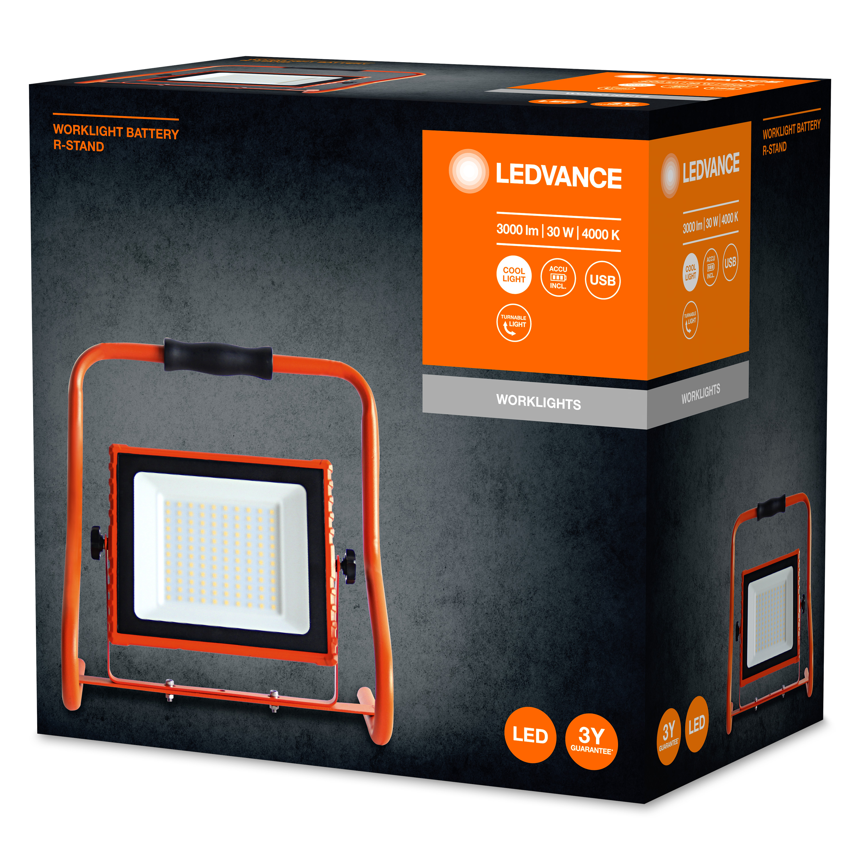 Прожектор LED OSRAM 30Вт 2400лм 4000K IP44