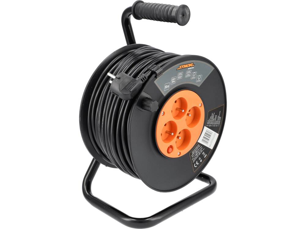 Подовжувач на котушці, 220V STHOR 40м