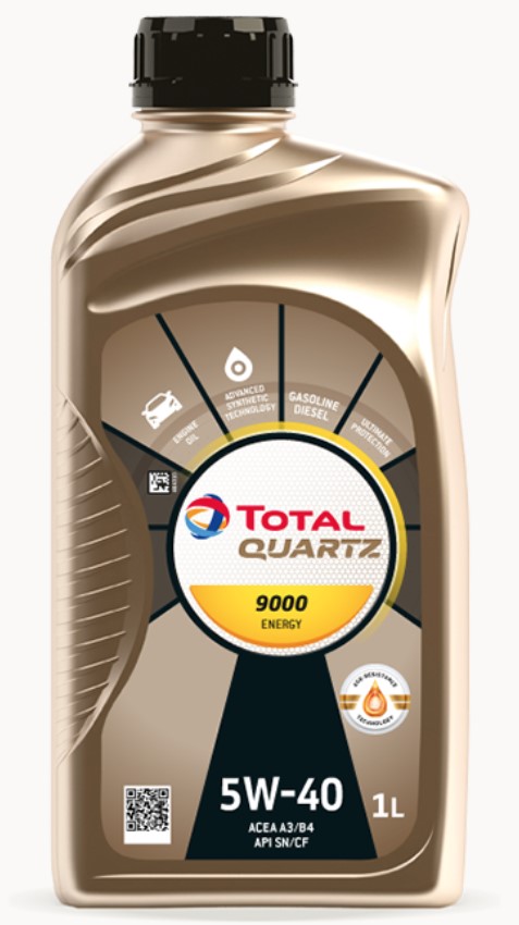 Олива моторна QUARTZ 9000 ENERGY 5W-40 1л