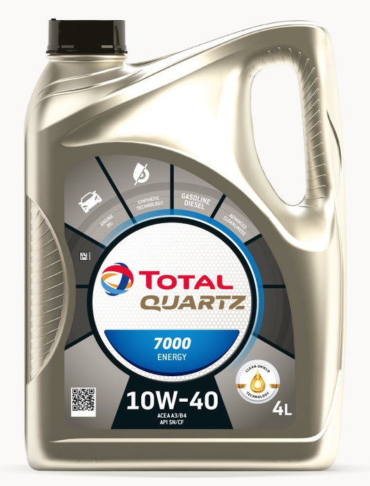 Олива моторна QUARTZ 7000 ENERGY 10W-40 4л