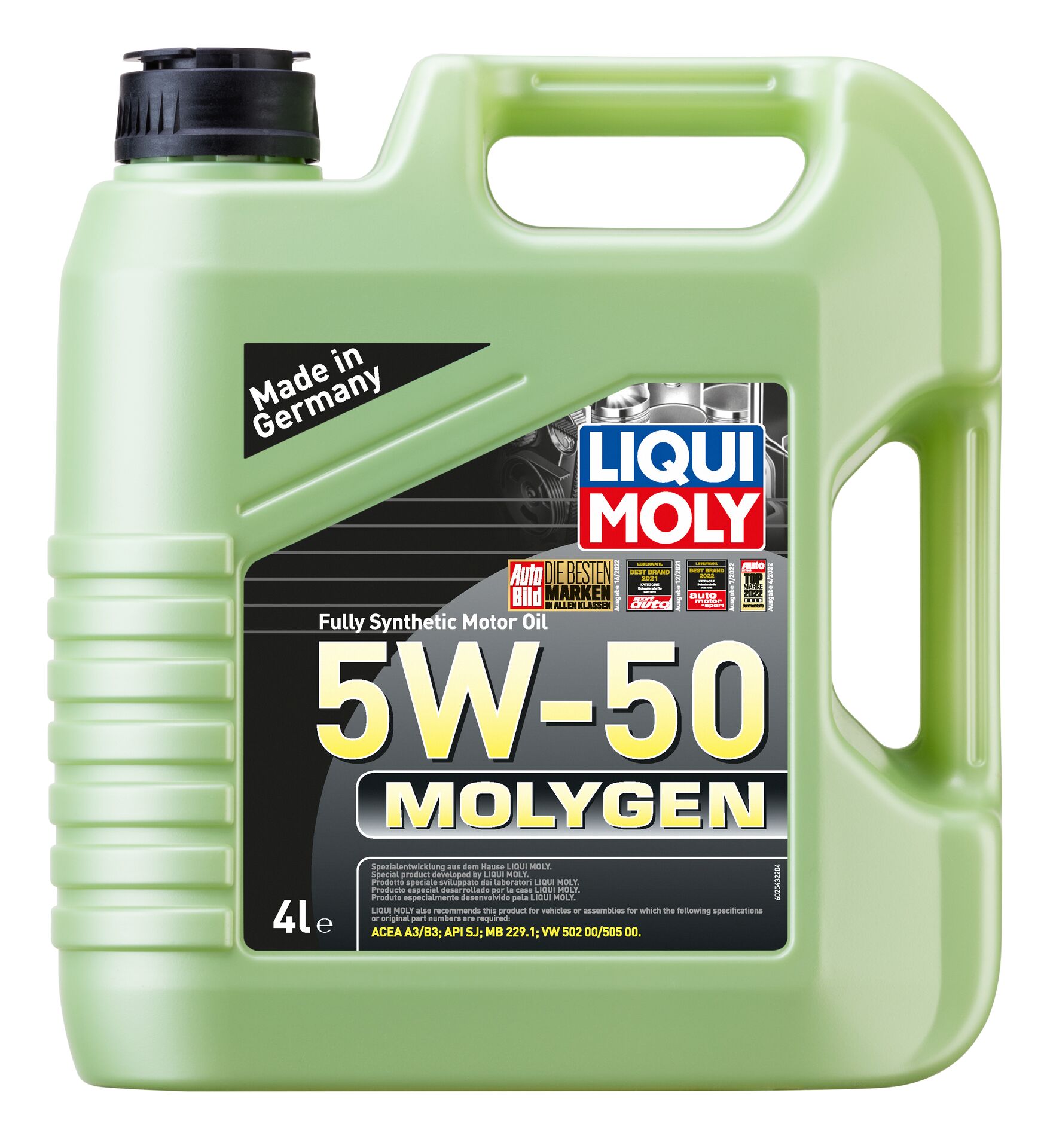 Олива моторна Molygen 5W-50 4л