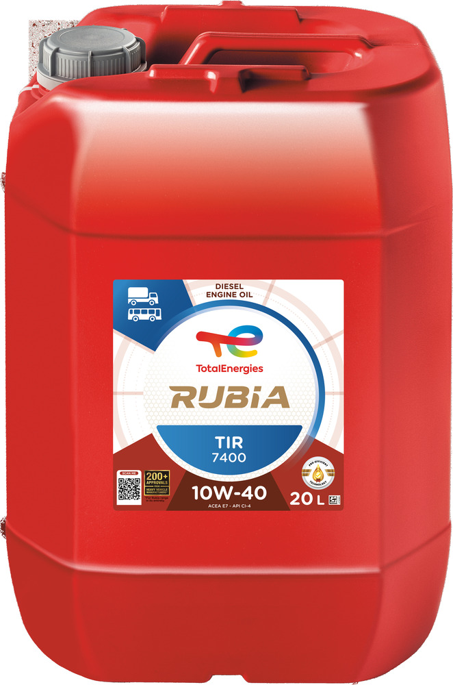 Олива моторна RUBIA TIR 7400 10W-40 20л