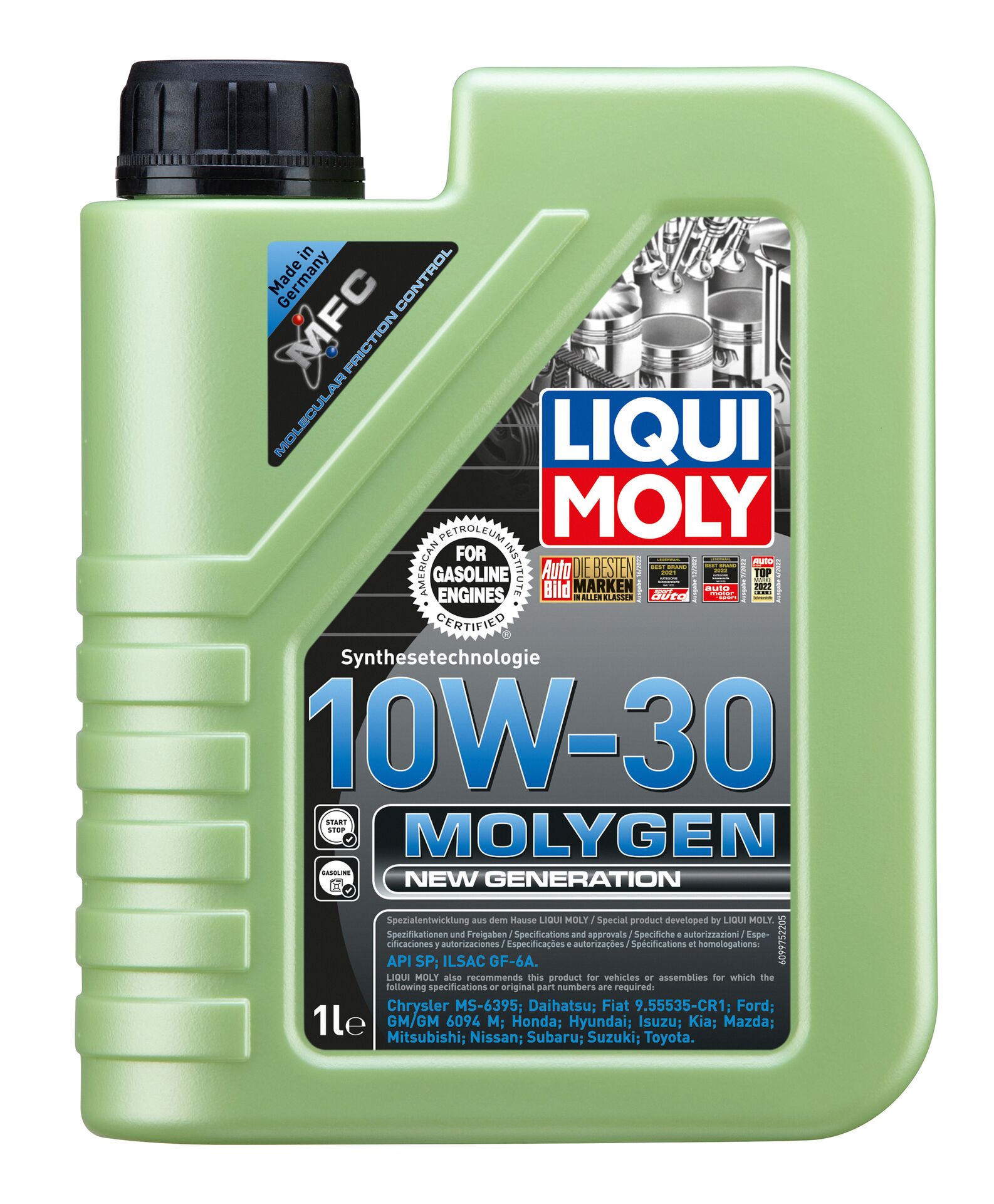Олива моторна MOLYGEN NEW GENERATION 10W-30 1л