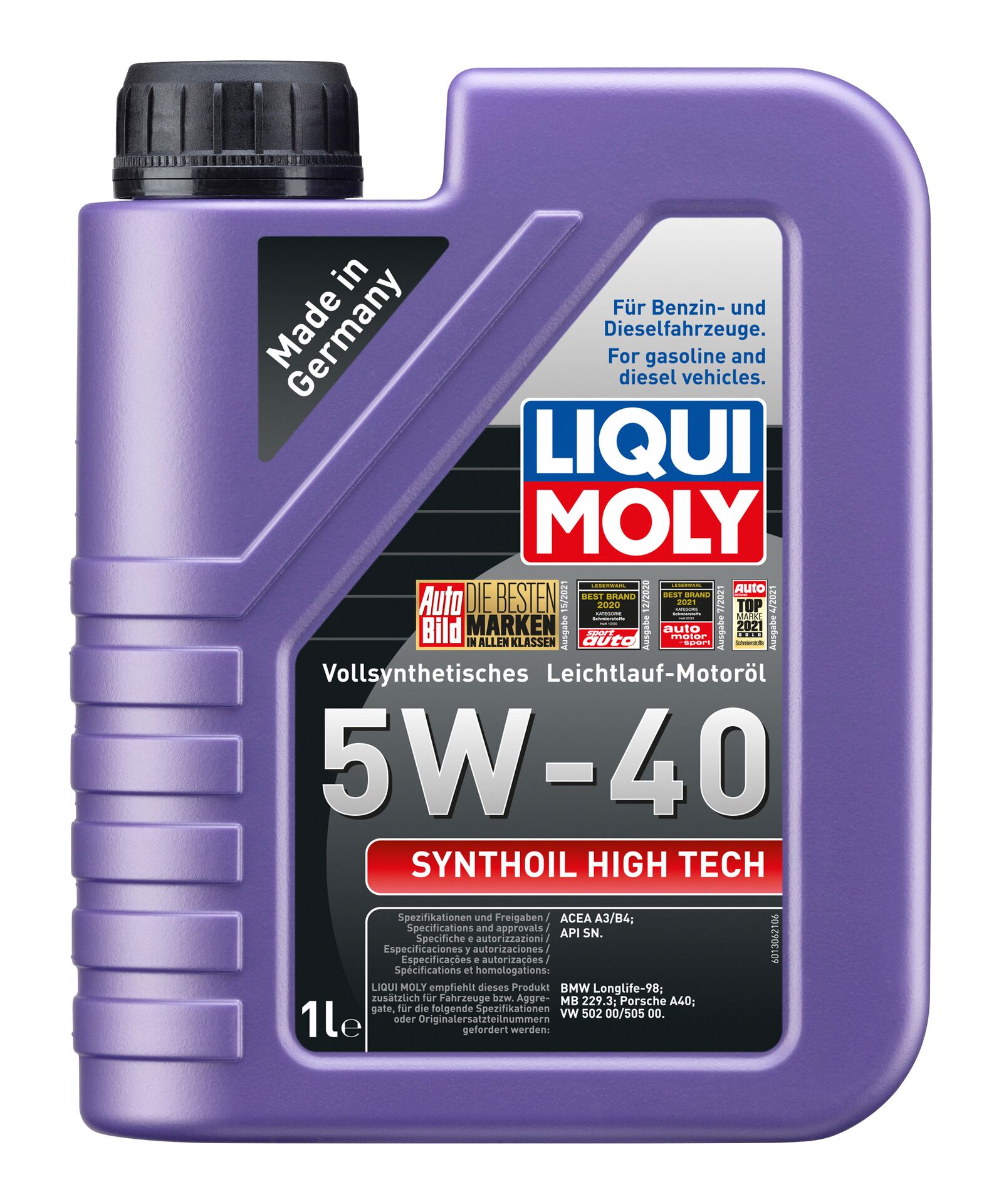 Олива моторна Synthoil High Tech 5W-40 1л