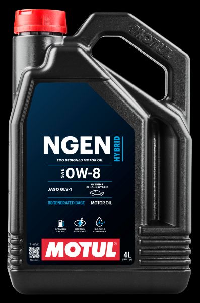 Олива моторна NGEN Hybrid 0W-8 4л