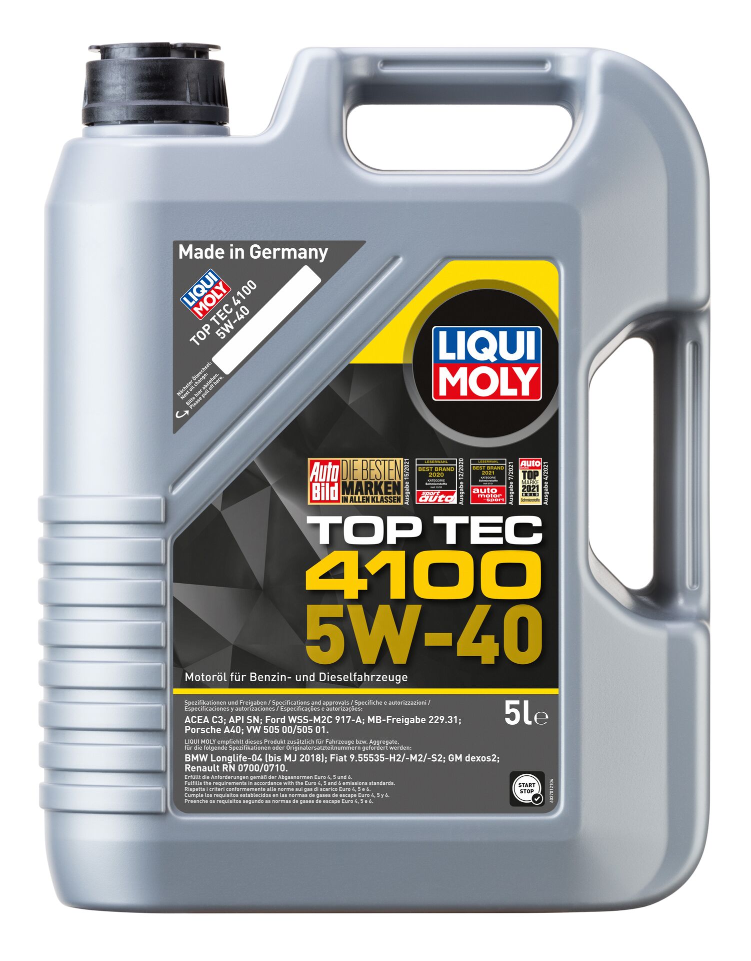 Олива моторна Top Tec 4100 5W-40 5л