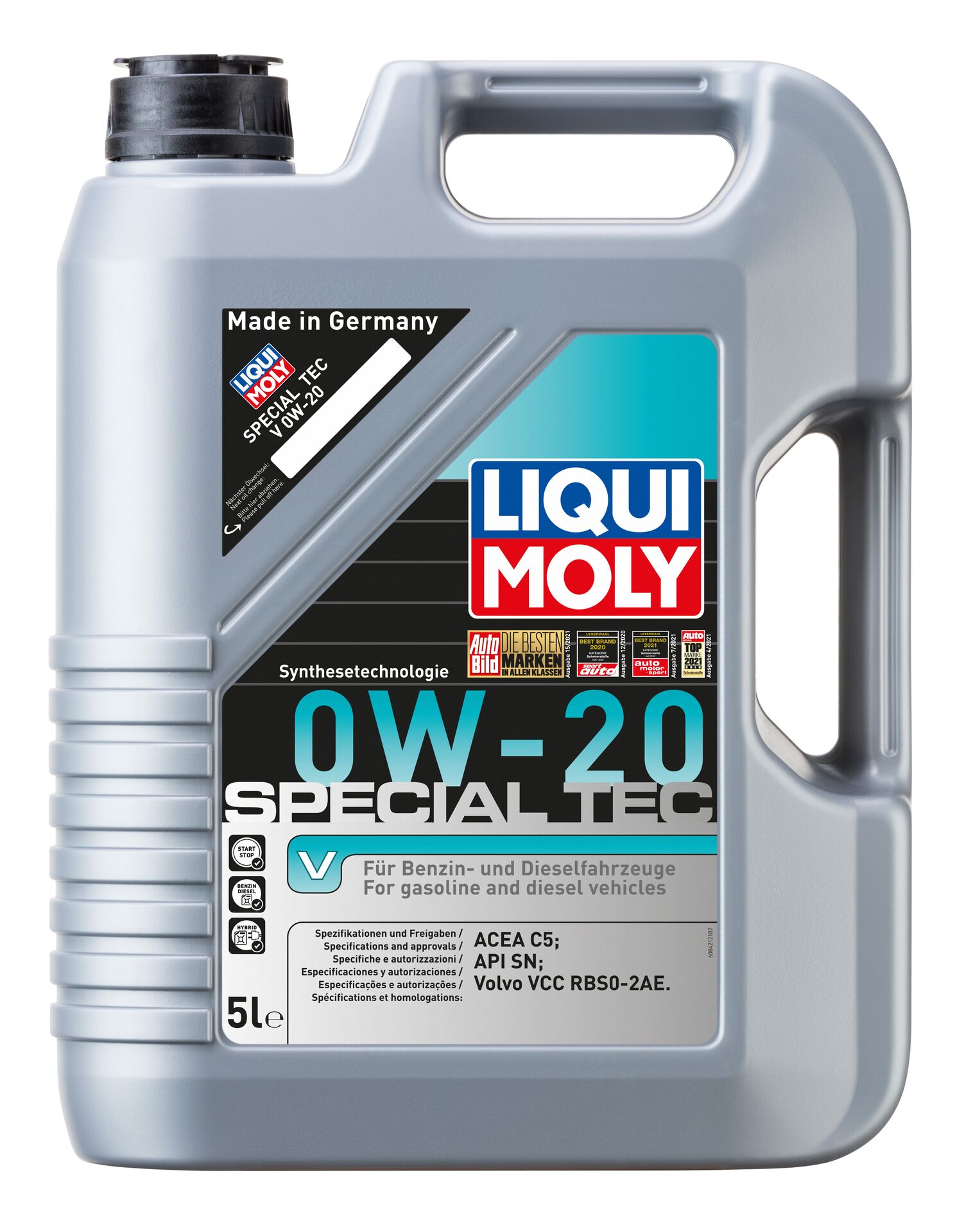 ОЛИВА МОТОРНА SPECIAL TEC V 0W-20 5Л