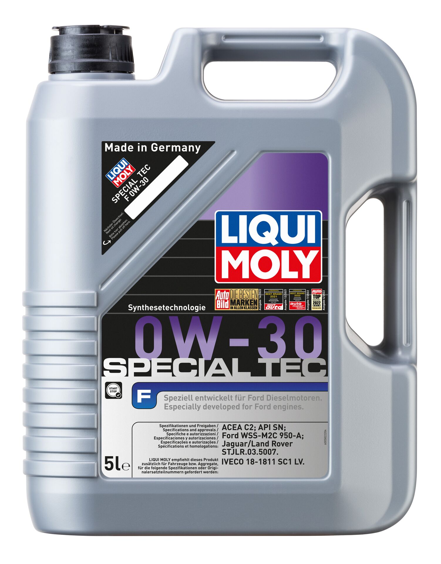 ОЛИВА МОТОРНА SPECIAL TEC F 0W-30 5Л