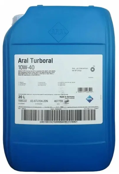 Олива моторна Turboral 10W-40 20л