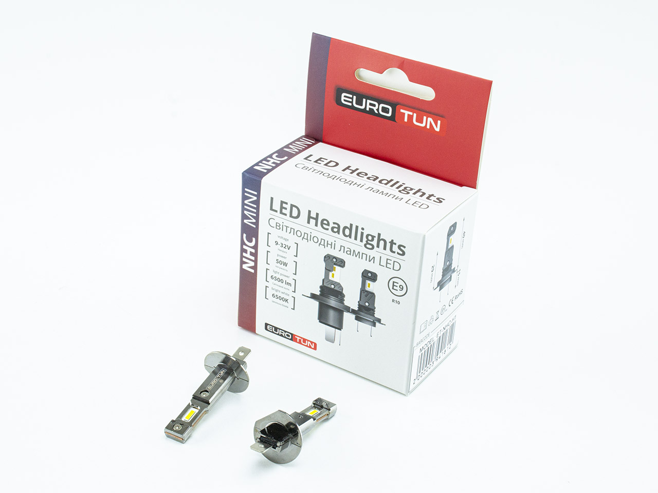 лампа LED H1 12V-24V 50W EUROTUN NHСE 6500L 6000K