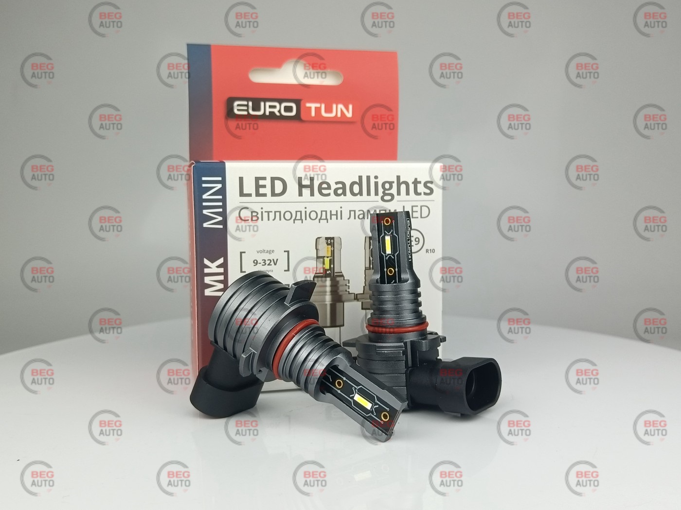 лампа LED HIR2 12V-24V 44W EUROTUN MK 4500L 6000K радіатор