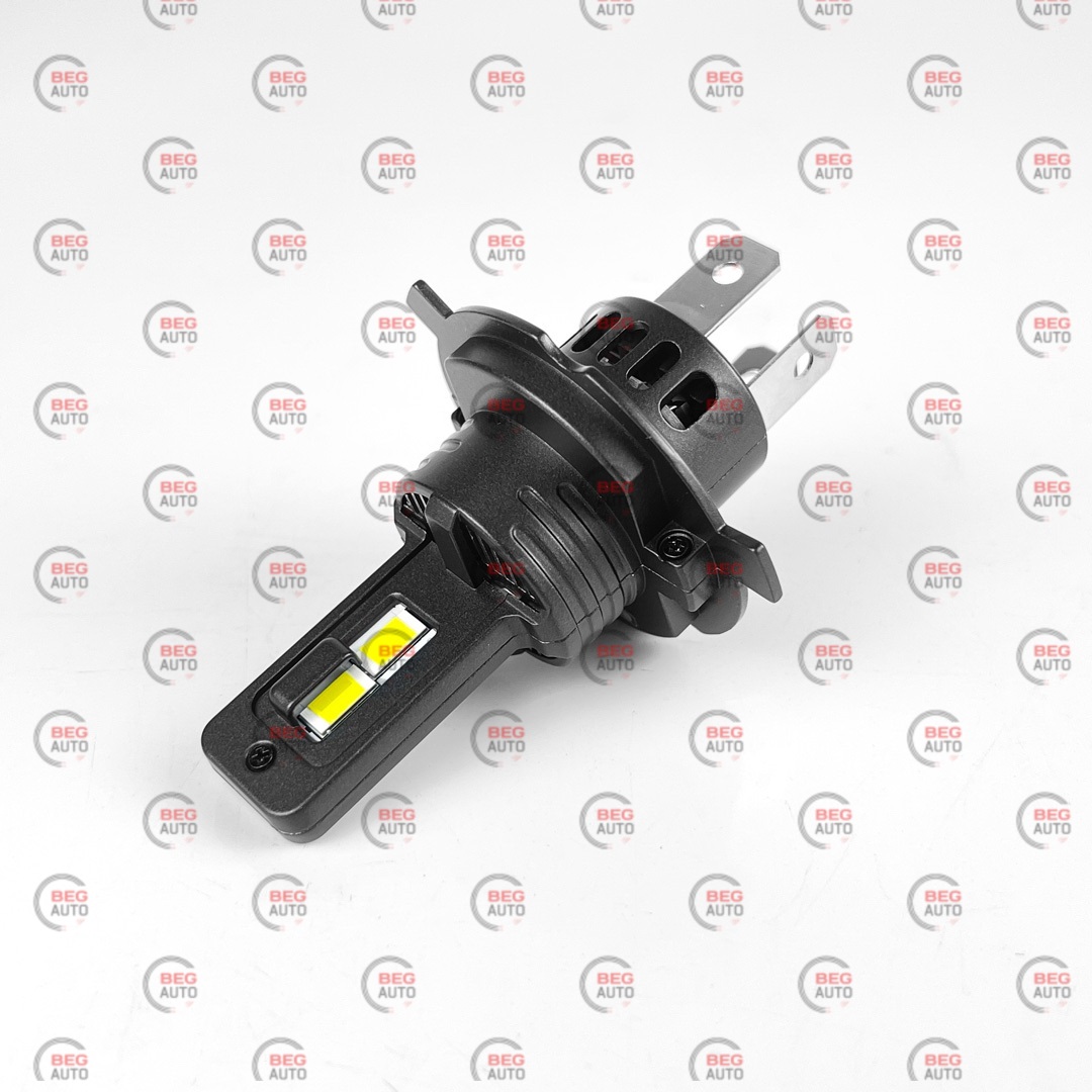 лампа LED H4 12V-24V 60W EUROTUN FH PRO 8000L 5000К радіатор