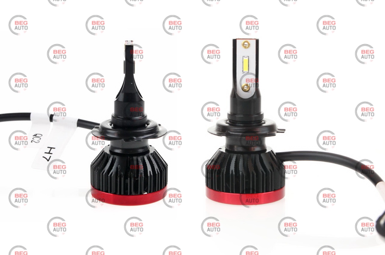 лампа LED H7 12V 50W EUROTUN K2E 8000L 6000K радіатор з вентилят.