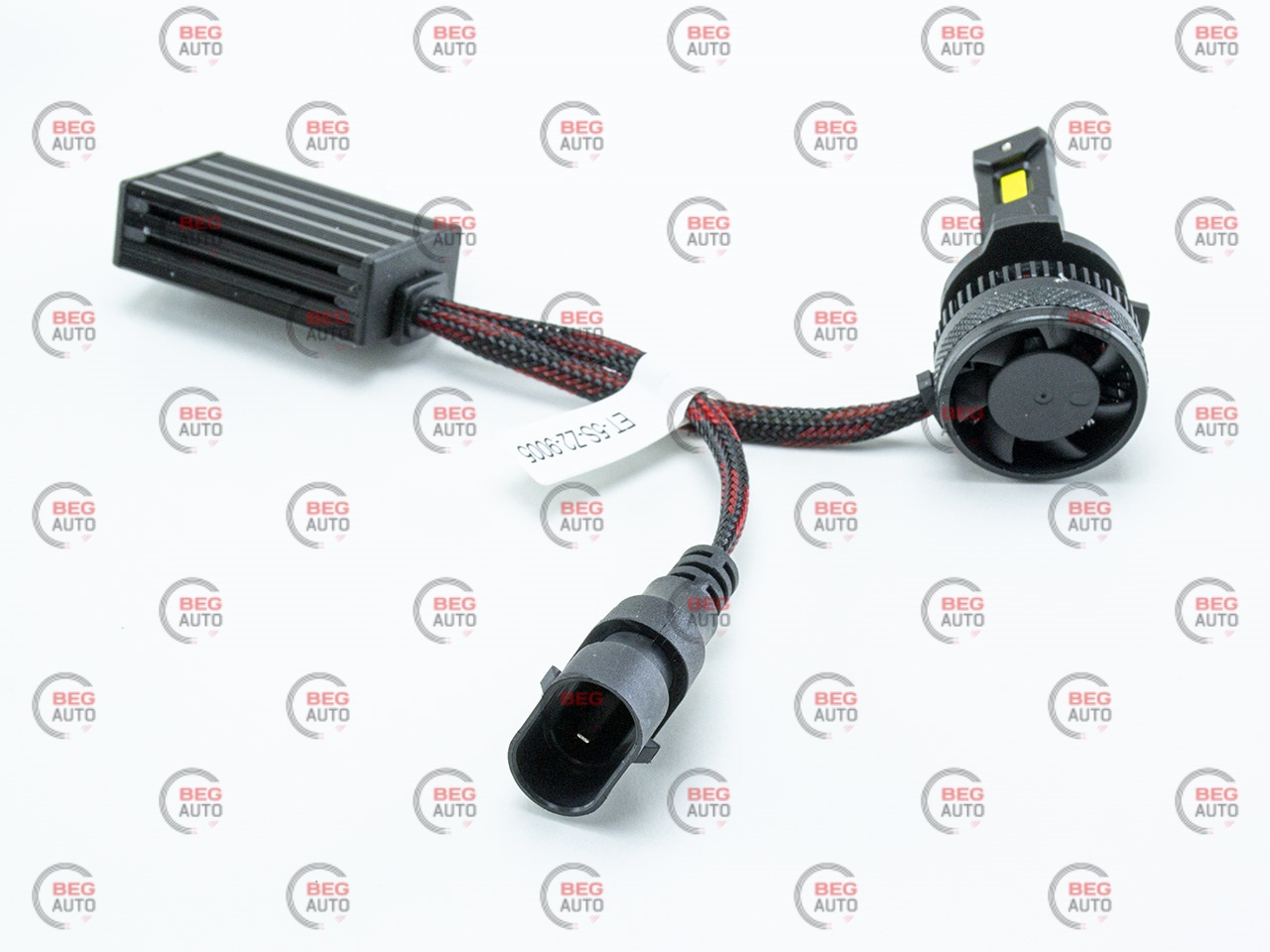 лампа LED HB3 12V-24V 65W EUROTUN Z2E 10000L 6500К CAN BUS радіатор з вентилят.