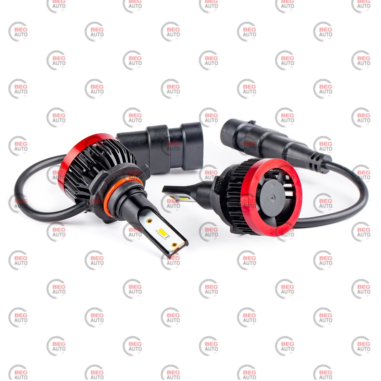 лампа LED HB4 12V 50W EUROTUN K2E 8000L 6000K радіатор з вентилят.