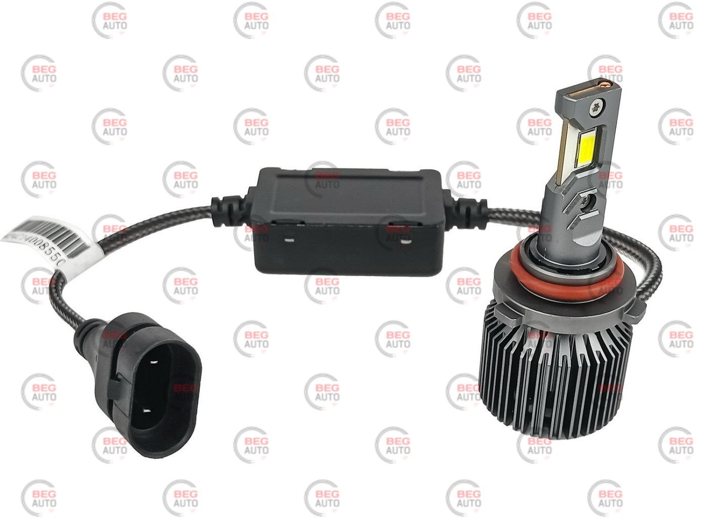 лампа LED HB4 12V-24V 80W EUROTUN Z5E 14000L 6500К CAN BUS радіатор з вентилят.