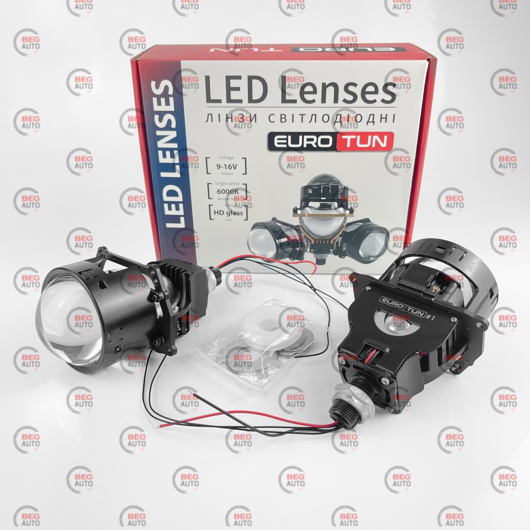 Лінза універсальна Bi LED "3" 65W LPL-5058 (пара)
