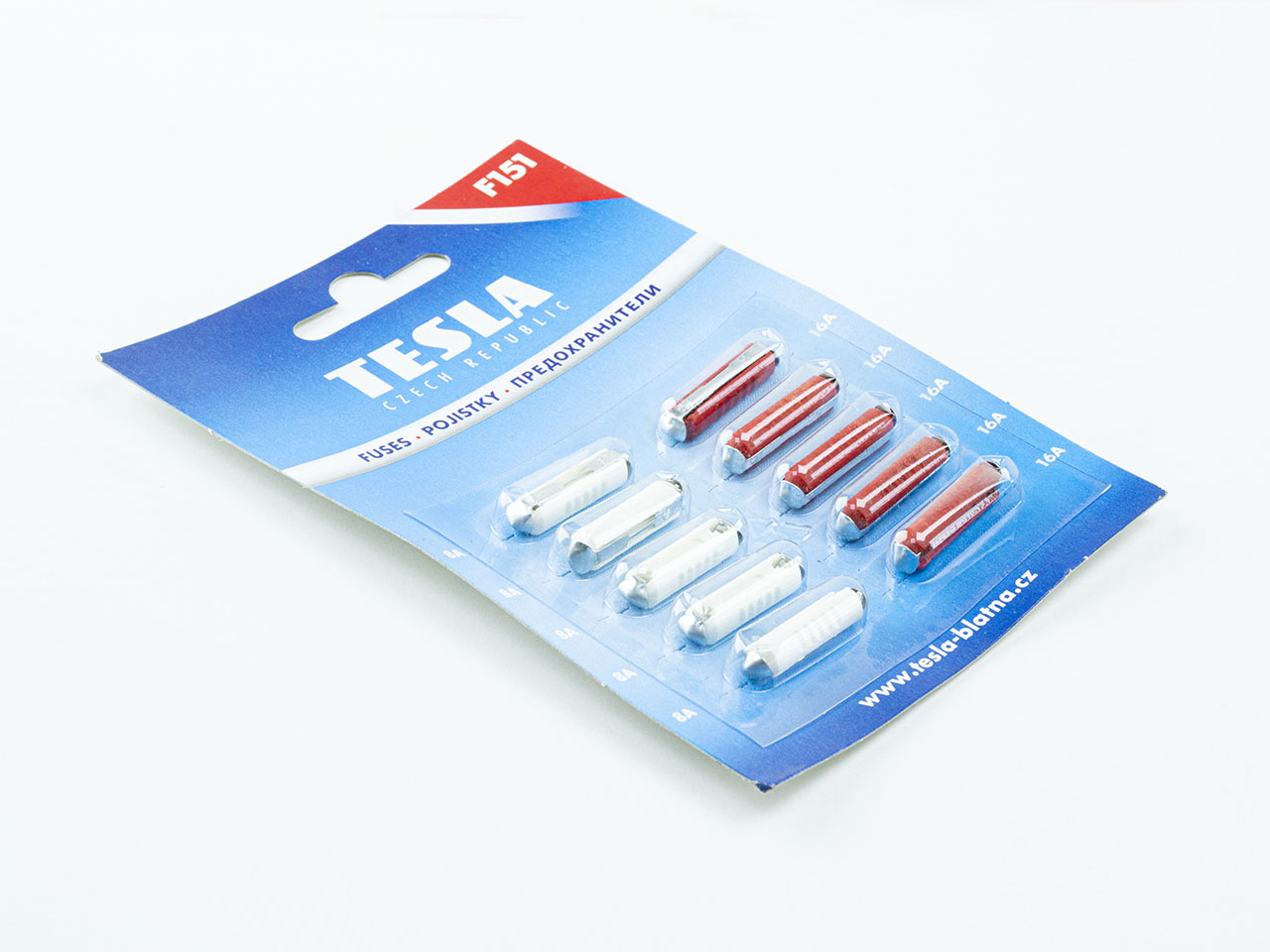 запобіжники 2101 (TESLA) 8А,16А (10шт)