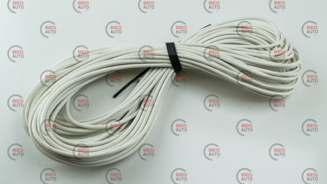 провід на проводку багатож. d=4.00 білий (20 п.м.)