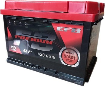 Акумулятор Fire Ball EFB Premium 6СТ-63 (лівий +)