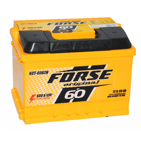 Акумулятор FORSE Original (L2, Євро, лівий +, 60 А·год, 600 А)